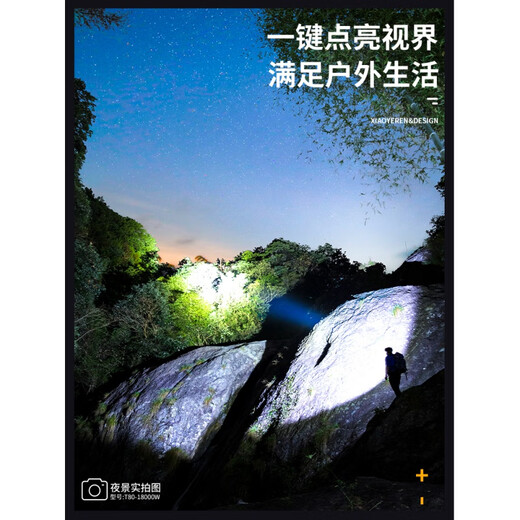 OEING头灯强光充电超亮续航超长头戴式照明灯锂电手电筒钓鱼专用矿灯小 无感应9900W白光 150小时