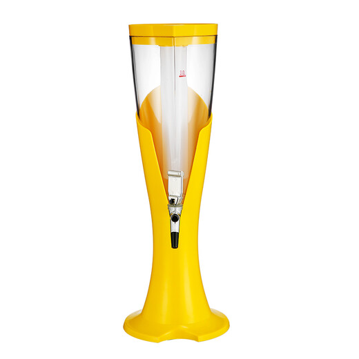 Wine cannon bar KTV beer cannon luminous commercial ice wine bubble barrel beer barrel wine dispenser with icicles 3L D198-1.5 liter red + colorful lights + icicles