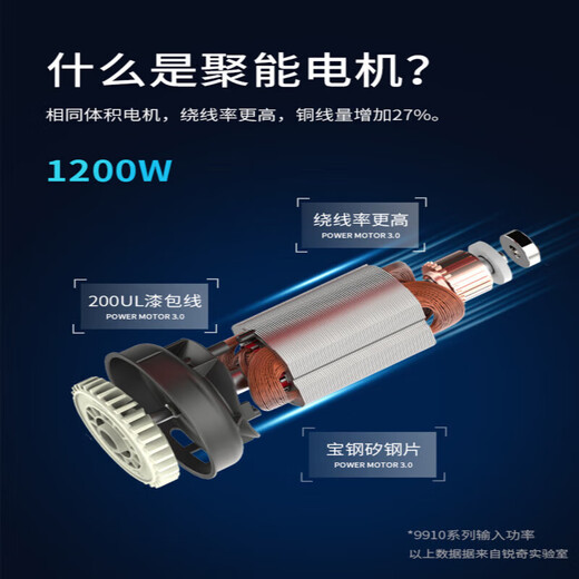 Pupan EN angle grinder 9710 high power cutting machine grinder multi-function home industrial hand grinding 750W side switch 9917B regular grinding model
