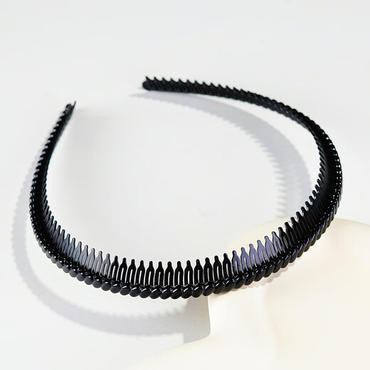 Zuoou face wash headband for women, simple hollow toothed face wash, special anti-slip black hair sorting artifact, going out pressure headband, toothed anti-slip black, upgraded version