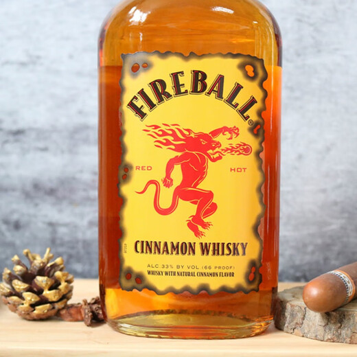 元族洋酒Fireball Cinammon Whisky 火龙肉桂威士忌 750ml 加拿大进口 750mL*1瓶