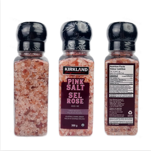 Kirkland Canada Original importiertes Pulver Salz Kolan Rose Salz Himalayan essbares Salzsteak Barbecue 2,27 kg 736 g Jodgürtel