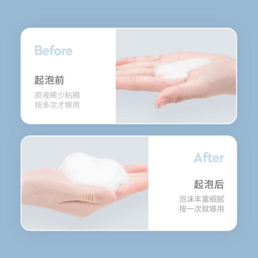 Jiaoqu foaming bottle liquid dispensing bottle manual facial cleanser foaming bottle press foaming bottle 250ml