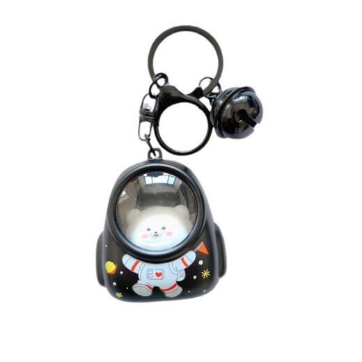 Cute bear keychain couple bag pendant internet celebrity atmosphere light keychain claw machine gift couple