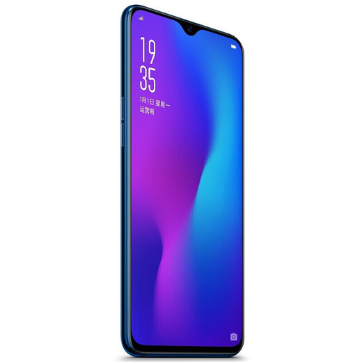 OPPO R17 Fingerabdruckbildschirm Vollbild-Gaming-Telefon 21 Millionen Hochdefinitionskamera verwendet Mobiltelefon Streaming Blue [kostenloser 3C-zertifiziertes Fast-Ladung] 6+128g Vollnetzwerkverbindung 95 Neu