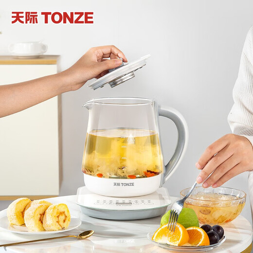 Skyrim (TONZE) health pot 1.8L multi-functional flower teapot borosilicate glass kettle teapot flower teapot electric teapot electric kettle electric kettle electric kettle
