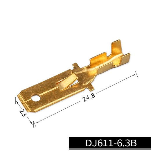 Автомобильный разъем, разъем 6,3, 12346 отверстий, штекер и гнездо, анальная пробка, сильноточный, восемь отверстий, 10 комплектов, одно отверстие, 10 комплектов