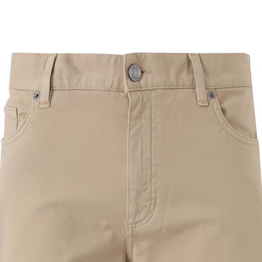 杰尼亚（Zegna）新品 男士棉质ROCCIA修身版牛仔裤长裤男装礼物男 E8PZW CITY 830 米色 33