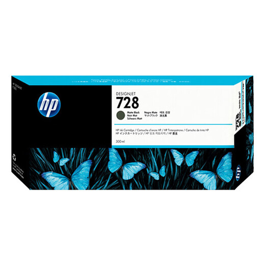 惠普（HP）728号墨盒130ML适用T830/T730 728B黑色墨盒（300ML）