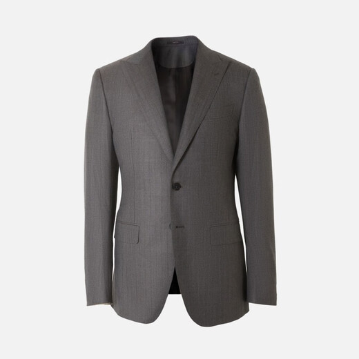 VICUTU Men's Jacket Wool Business Casual Suit Pants Jacket VBS23312087 Suit 170C or Pants 78B Brown Suit