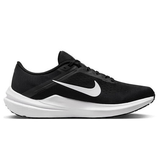 Nike NIKE running shoes men's cushioning breathable WINFLO 10 sports shoes DV4022-003 black and white 44
