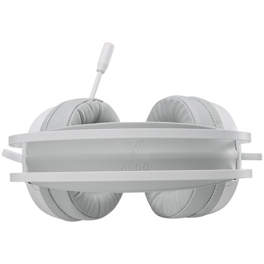 Rapoo VH160S upgraded wired gaming headset Delta action fps fearless contract chicken-eating weapon listening sound positioning head-mounted 7.1 channel RGB backlight white