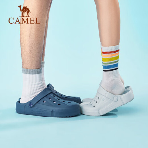 Camel (CAMEL) summer breathable beach shoes men's and women's toe-cap sandals soft-soled non-slip slippers A1253a3628