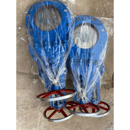 浆料闸板阀 ZT9928手动刀形法兰闸阀DN65 80 100 125 1 DN65浆料阀