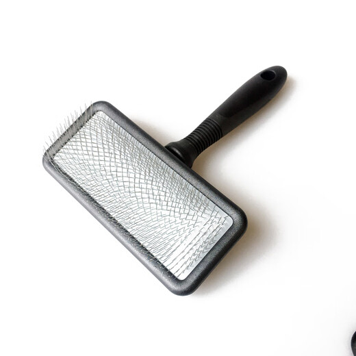 DELIGHT (DELIGHT) Maleficent pet needle comb cat and dog comb, hair-pulling comb, Teddy knotting comb, Bichon fluffy special comb Maleficent - (hard needle) - size M - pink