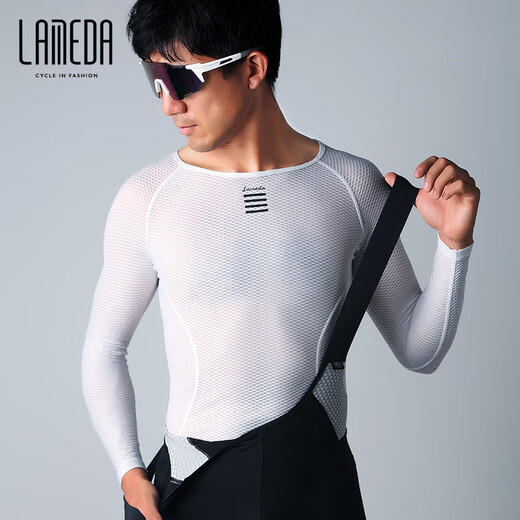 Lampada Lampada road mountain bike riding sweatshirt tight vest underwear cycling jersey sweat-wicking breathable bottoming shirt plain vest M/L