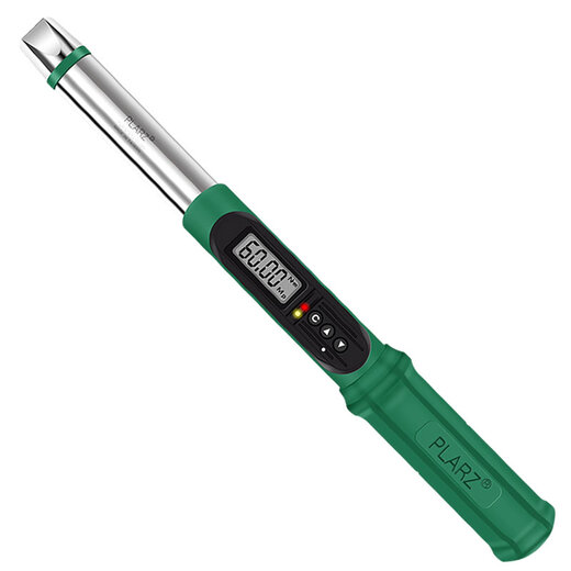 PLARZ China Taiwan imported exchangeable head digital display torque wrench adjustable movable open head torque wrench preset 9*12mm torque 3-60N.m accuracy 2%