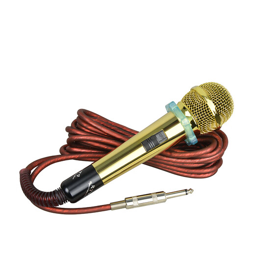 JEQLO musical instrument singing microphone tour bus professional wired microphone dynamic rod speaker square dance guitar musical instrument singing microphone 3 meters tourist bus wired microphone