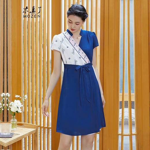 Mushi Dress Chiffon Fit New Chinese Style Vestido 967 10 Colors S