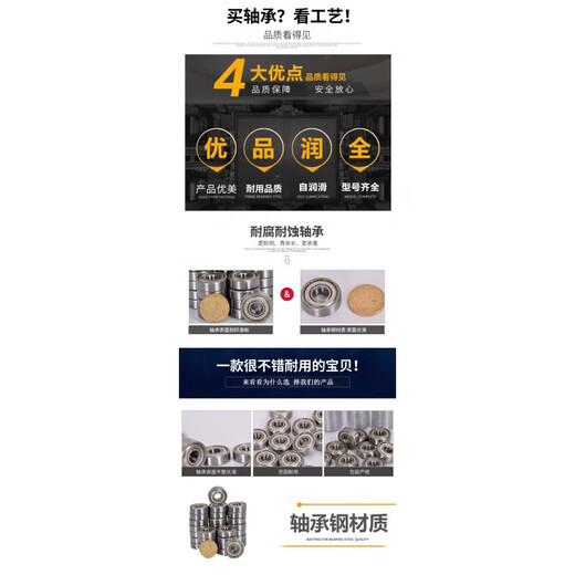 定制高速电机滚动轴承6200 6201 6202 6203 6204 6205 6206 ZZ RS 6203RS电机胶盖款17*40*12