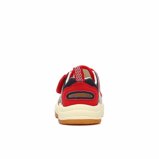 SNOOPY Snoopy children's shoes boys' sandals new summer children's sandals soft sole non-slip baby toe beach shoes red size 22 inner length about 140mm