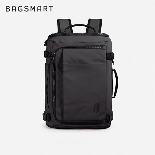 
BAGSMART backpack for traveling and warehouse backpack for men traveling on business trips, large capacity, multi-functional business and casual schoolbag, computer bag, women, classic black (standard version, suitable for 1-3 days of travel)