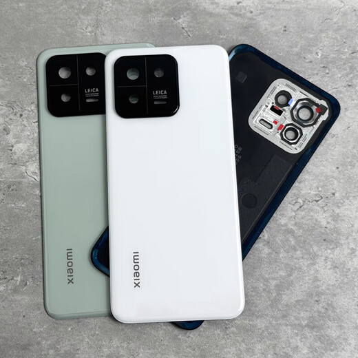 
Xiaomi MI13 original glass rear cover battery cover 13pro mobile phone rear case rear screen xiaomi13 Xiaomi 13 white brand new original + heat dissipation cotton + tight