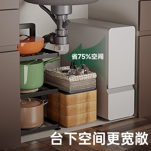 意狄讴304不锈钢水槽圆槽厨房吧台岛台阳台洗菜盆加厚洗碗槽小单槽4118 35*18【M3518枪黑】6901龙头配置