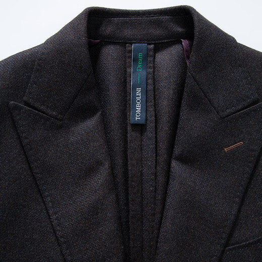 
Dongbolini casual blazer men high-end blue brown autumn and winter new wool suit blue coffee 48