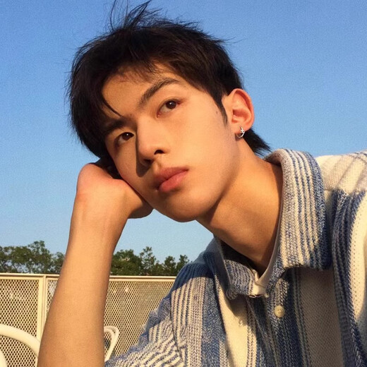 Mansheng Pure 999 Pure Silver Earrings Men's Earrings Star Ear Rings Are Allergy-Free and Ear-piercing Personalized Handsome Trendy Men's Earrings S999 Pure Silver Earrings Single