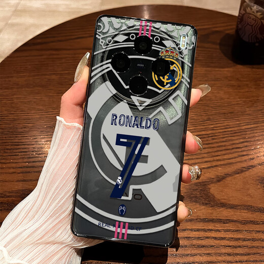 弥静觅适用VIVOX200手机壳皇马C罗幸运七X90S新款透明X100镜头全包x70Pr 透明-皇马C罗幸运七相框TPU9738 vivoY200