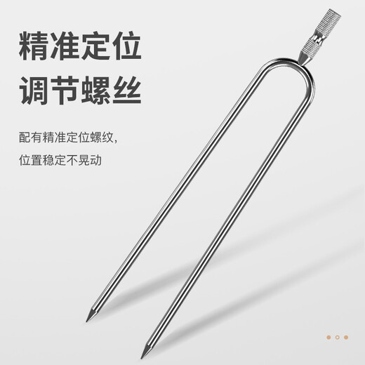Jiadiaoni support en acier inoxydable Tête de pêche à pêche support universel pêche de pêche bouchon de pêche de support de tige de tige de support