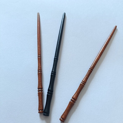 Timo Bamboo Wooden Hairpin Women's Ancient Style Hairpin Bundled Hairpin Simple Modern Wooden Hairpin Headgear Hanfu Hair Accessory Khaki