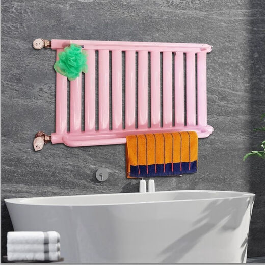 Kezitu bathroom small basket radiator household bathroom plumbing radiator bathroom horizontal plumbing steel radiator steel single hanging / 1 meter wide * hole spacing 40 cm