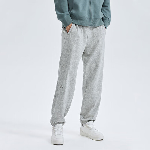 Kappa sweatpants men's black knitted trousers loose casual pants soft and breathable foot cuffed sweatpants K0C52AK07