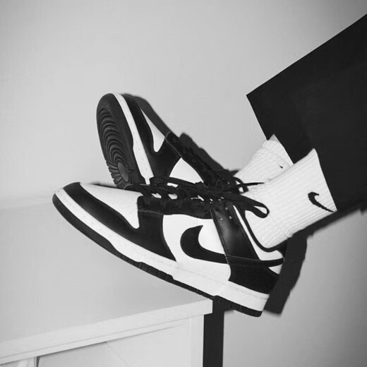耐克（NIKE）【潮】板鞋女装春季新款低帮透气耐磨Dunk Low轻便运动休闲鞋 CW1590-100（黑白熊猫） 37.5