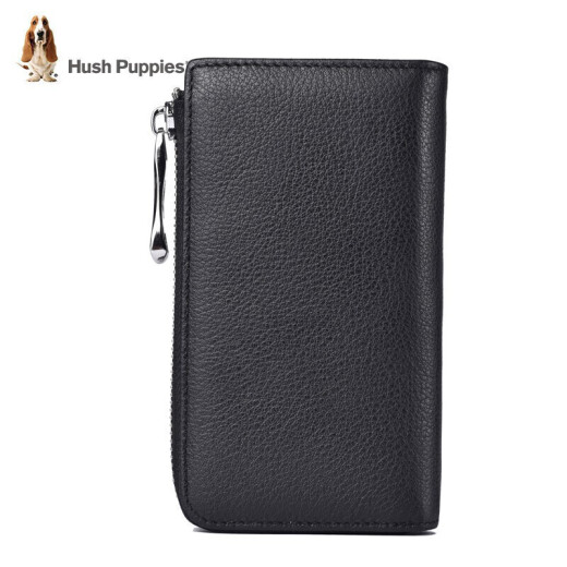 Hush Puppies key bag for men's external card slot portable keychain multi-function storage bag gift box birthday gift