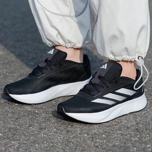 阿迪达斯 （adidas）男鞋 夏季新款轻便透气耐磨休闲舒适低帮黑武士跑步鞋运动鞋 ID9849黑色 42.5