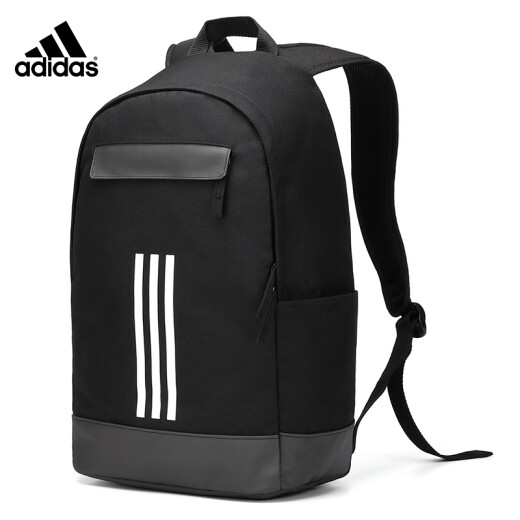 Adidas Backpack Backpack Men's and Women's Casual Sports Bag Training Bag Student School Bag Black