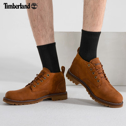 Timberland Zapatos para hombres Timberland zapatos casuales de primavera y otoño zapatos de senderismo al aire libre ropa de trabajo resistente al desgaste botas martin a mitad de martin A2BFY A2BFYF13/RUST COLOR 43 (270 mm)