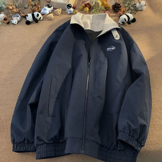 ZMEX brown coffee vintage American style work jacket men's summer spring and autumn national trend couple assault jacket men coffee color XL 125 to 135Jin Jin is equal to 0.5 kg