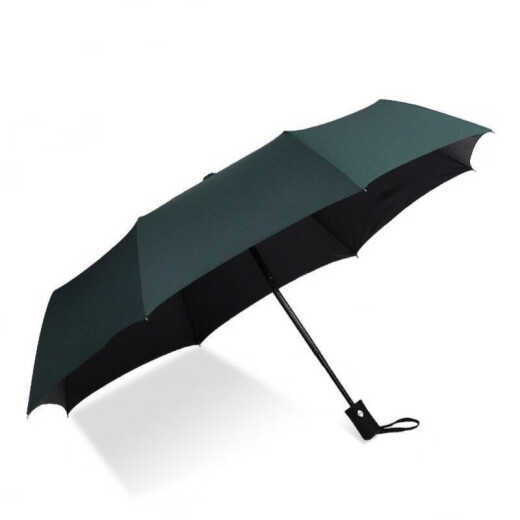 Automatic UV umbrella, manual umbrella, vinyl sun umbrella, sunny umbrella, sunshade umbrella, three-fold umbrella, color outdoor sun protection, automatic UV navy blue