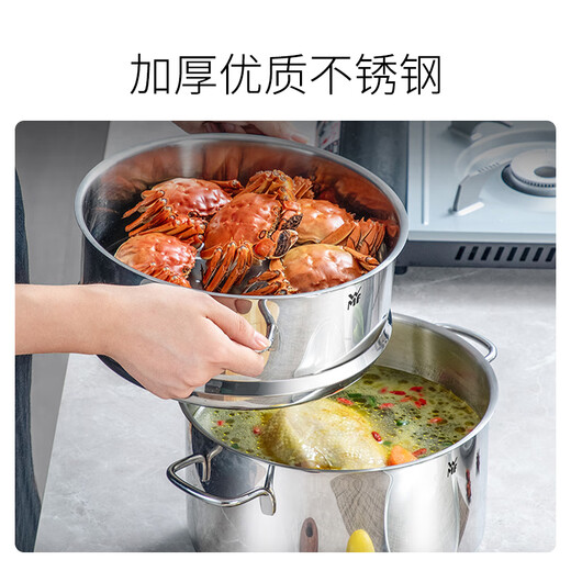WMF German Futonbao Soup Pot Steamer One Pot Multi-purpose Astoria Double-layer Soup Steamer 24cm Kitchen Goods