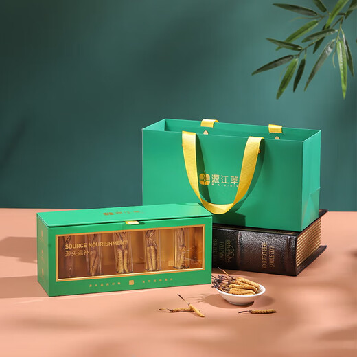 Yuanjiang grass Cordyceps sinensis high-altitude new dried cordyceps gift box delivery to leaders and elders 3 pieces/g 5 grams [source warming and supplement]