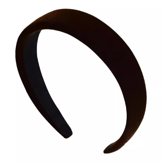 Zuoou black high skull headband female Korean Internet celebrity new Korean velvet hair bundle wide edge face-showing small headband hairpin black