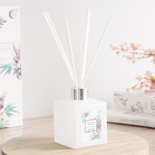 MINISO Elegant Summer Flower Fireless Aromatherapy Cardamom/Cedar Wood 180ml Home Indoor Rattan Fragrance Essential Oil