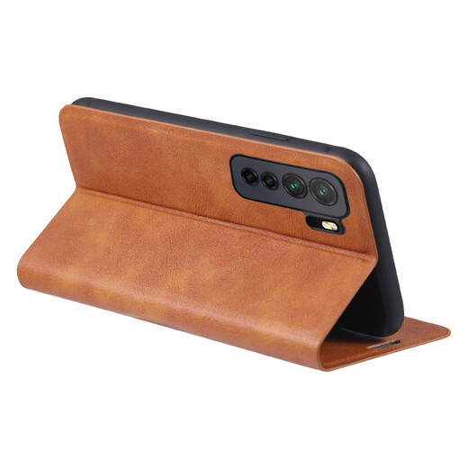 
Peno Huawei nova7SE mobile phone case CDY-AN00 protective cover flip leather case ultra-thin silicone soft shell full edge anti-fall shell men and women fashion Huawei nova7SE [Magnetic leather case] Jazz black