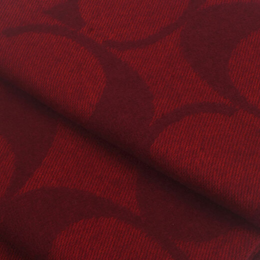 COACH Officially Authorized Classic Logo Pattern Tassel Women's Scarf Valentine's Day Gift Valentine's Day Gift Red CU807F8Q