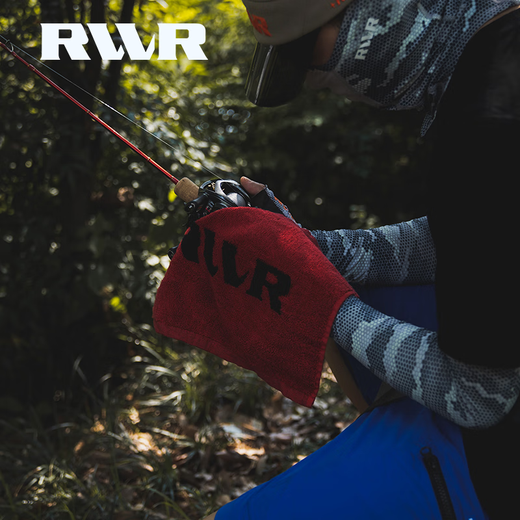 RVVR Luya Special Fishing Towel Hand Towel Outdoor Portable Thickened Water Absorbent Quick-drying Fishing Supplies Accessories Purple