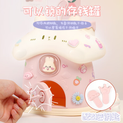 菲贝（feibei）六一儿童节礼物小兔子存钱罐储蓄罐儿童玩具小女孩生日礼物7-12
